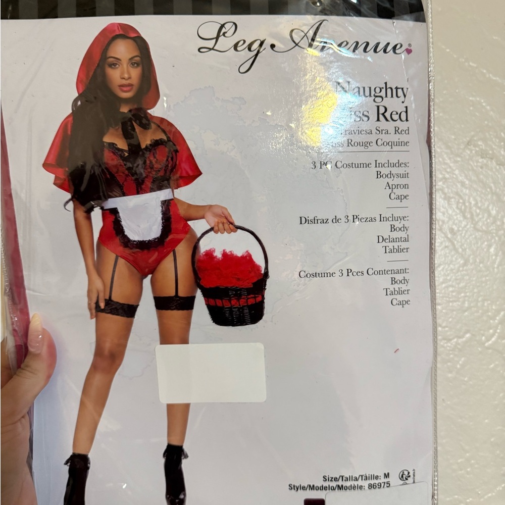 Leg Avenue Red and Black Miss Costume